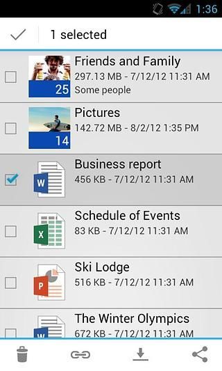 微软云存储app(Microsoft OneDrive)截图1