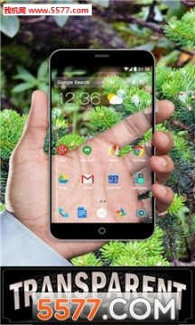手机透明屏幕壁纸