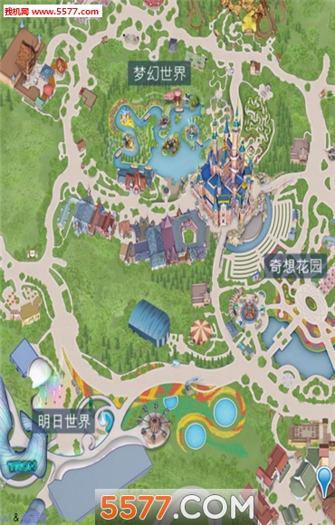 上海迪士尼乐园地图导航软件
