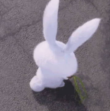 爱宠大机密萌兔子表情包gif