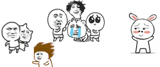 魔性甩头左右跑gif表情
