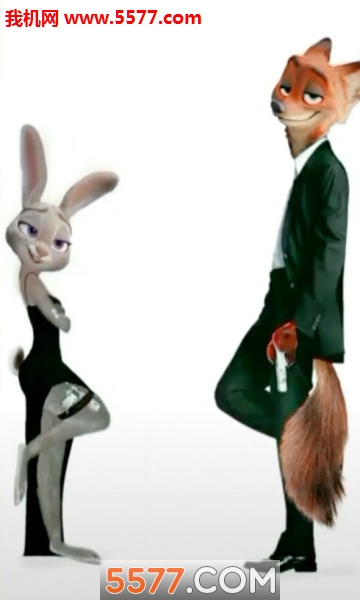抖音尼克狐狸和朱迪兔情侣壁纸