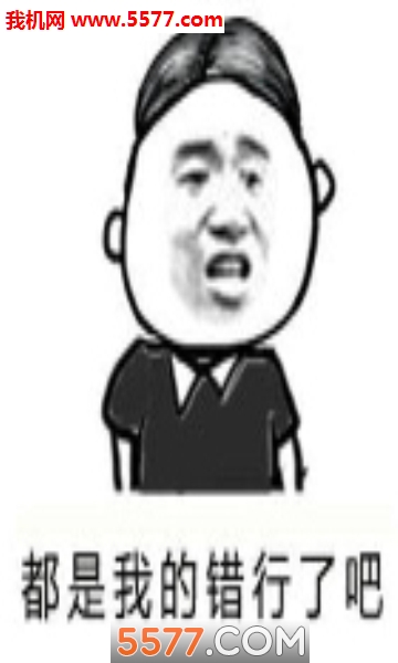 都是我的错行了吧表情包