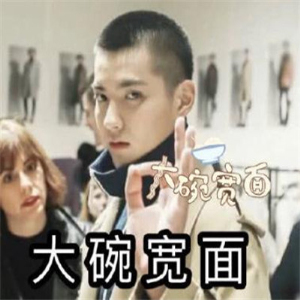 吴亦凡大碗宽面系列搞笑图片