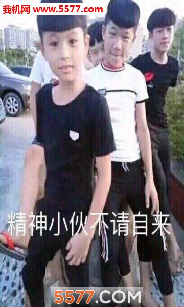 豹子头精神小伙不请自来表情图片