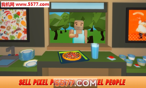 Pizza Craft(Pixel Pizzeria Chef Cooking Simulator 3D)ͼ3