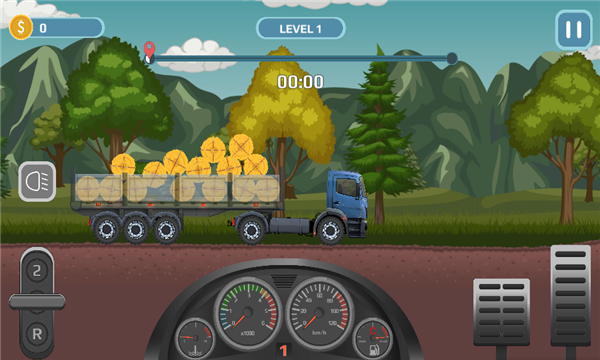 Truck Simulator: Drive and Race!(卡车模拟驾驶山路手机版)截图1