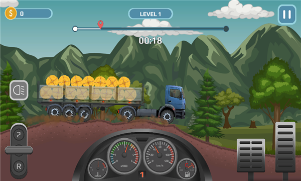 Truck Simulator: Drive and Race!(卡车模拟驾驶山路手机版)截图3