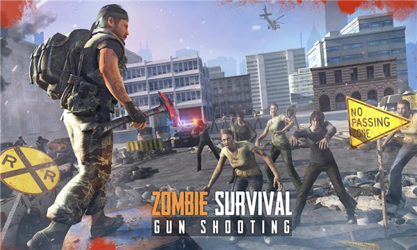 僵尸生存枪杀安卓版(Zombie survival : Gun shooting)截图0