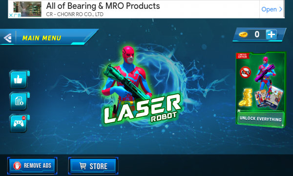 Flying Superhero Laser Robot手机版截图1