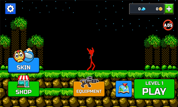 火柴人vs像素战斗安卓最新版(Stickman vs Pixel Combat)杭州手机app开发价格