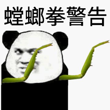 军体拳警告表情包原图