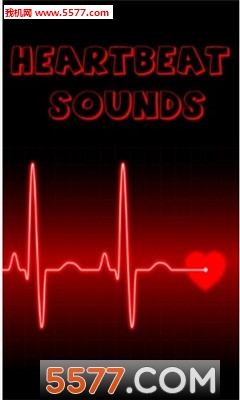 应用截图界面炫酷简洁提供心跳声频率调节支持心跳声模拟【模拟心跳